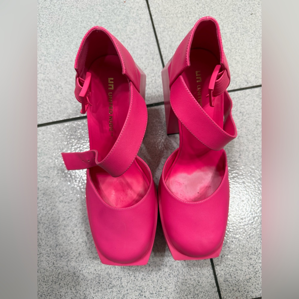 United Nude Bold Pink Heels
